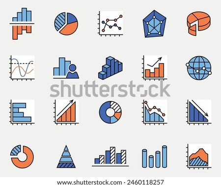 Diagram icon vector illustration. Analysis icon on isolated background. Statistics sign concept.