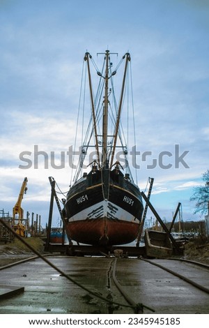 Similar – Image, Stock Photo Old fishing cutter