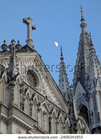 Similar – Image, Stock Photo Behind the Catholic Church