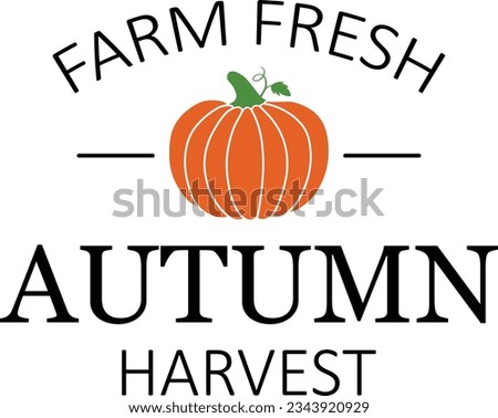 Farm Fresh Autumn Harvest t-shirt Design