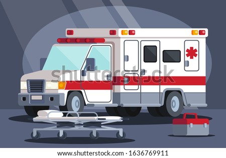 Paramedic Rushing From An Ambulance Royalty Free Vector Clip Art Paramedic Clipart Stunning Free Transparent Png Clipart Images Free Download - ambulance and fire vans roblox