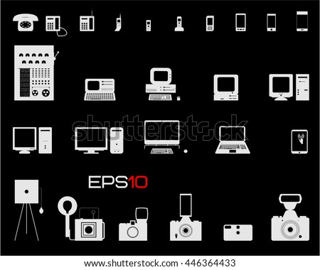 Evolution of phones, evolution computers & evolution cameras. 