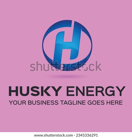 Husky energy logo template design