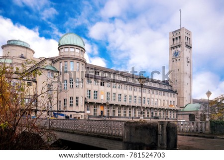 German Museum (Deutsches Museum) in Munich, Germany, the world's largest museum of science and technology Stock foto © 