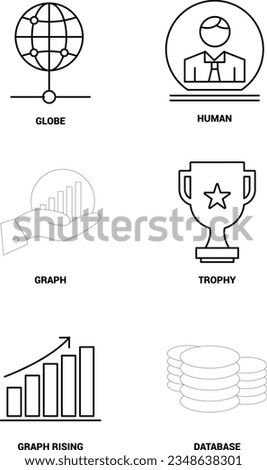 Business icons mostly used in web designing and graphic designing.