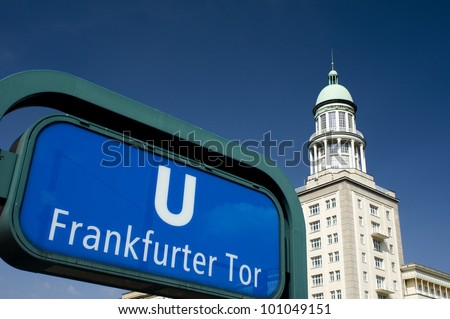 Similar – Image, Stock Photo Frankfurt Avenue Berlin