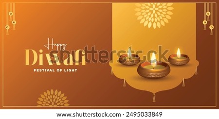 happy diwali festival background for website header. diwali background design for social media cover, Premium looking banner design.