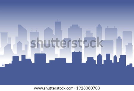 Stacked City Building Cityscape Skyline Business Illustration
