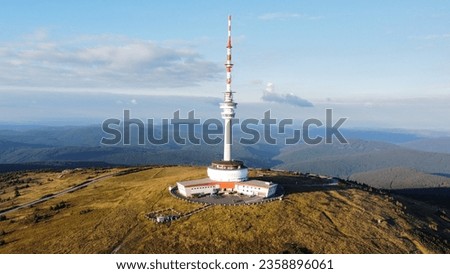 Image, Stock Photo Landscape of the Prades mountains, in Tarragona, Spain.