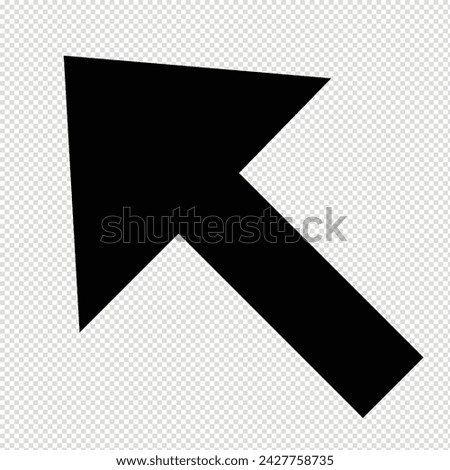 Four Arrows Point ,Set arrow icon. Collection different arrows sign of the right, left, up, down direction. Black vector abstract elements isolated on white background 