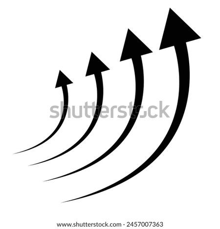 black arrow flat style icon on transparent background. arrow icon for your website design, logo, app, indicated the direction symbol. curved arrow sign ,  Curved arrow line.  eps10