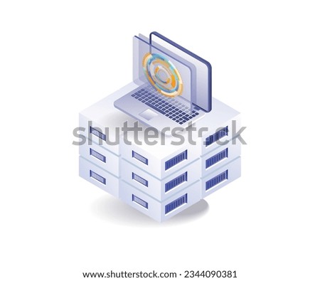 Server technology digital transformation portal button