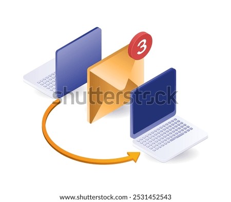 Send email between computers technology