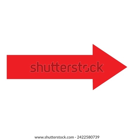 Red arrow going down stock icon on white background. Decrease, Bankruptcy, financial market crash icon for your web site design, logo, app. Vector illustration. Eps file 109.