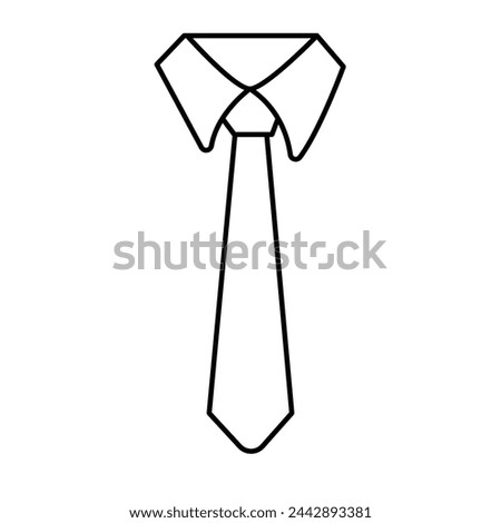 businessman tie icon, Tie Icon in trendy flat style. Realistic illustration of red tie vector icon for web design isolated on white background. Vector illustration. Eps file 335.