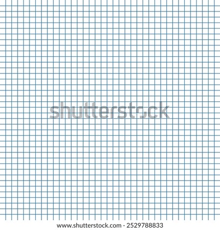 Graph paper. Printable squared grid paper with color horizontal lines. Background with graph paper grid lines on notepad sheet. Geometric background for school, textures, notebook. Eps file 8.