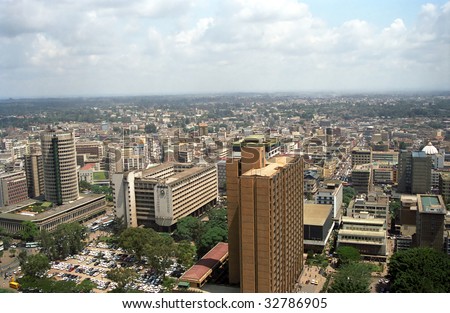 The city, Nairobi, Kenya