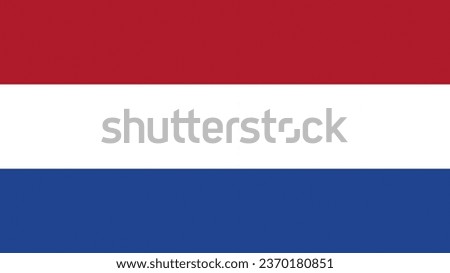 National Netherlands. Flag of the Netherlands. Dutch Flag. The Netherlands Flag Vector graphics