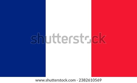 France Flag. Flag of France Vector graphics