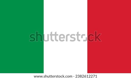 Italy Flag. Flag of Italy Vector graphics