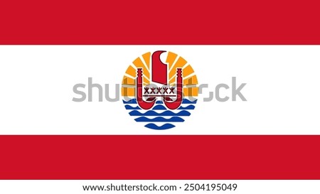 Flag of French Polynesia, French Polynesia Flag