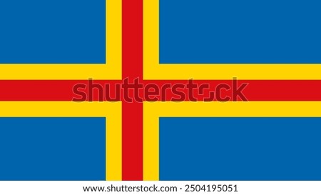 Aland Islands Flag, Flag of Aland Island