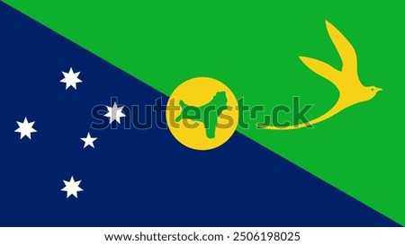 Flag of Christmas Island, Christmas Island Flag