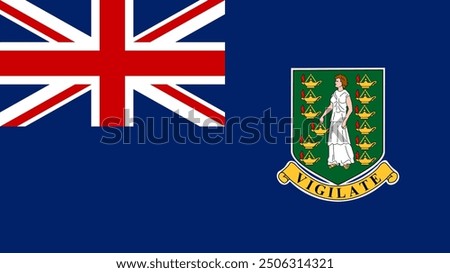 British Virgin Islands Flag, Flag of British Virgin Islands