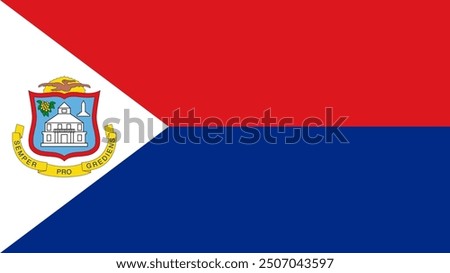 Flag of Saint Martin, Saint Martin Flag