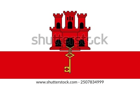 Gibraltar Flag, Flag of Gibraltar