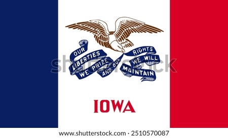 Iowa Flag, Flag of Iowa