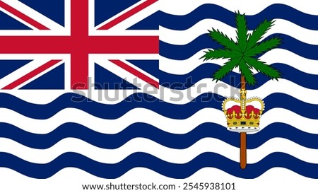 Flag of British Indian Ocean Territory, 16:9 Format, Commissioner of the British Indian Ocean Territory Flag, Vector Images