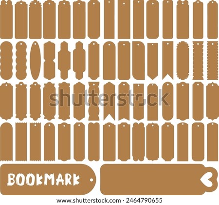 Bookmark Template Bundle Printable Vector