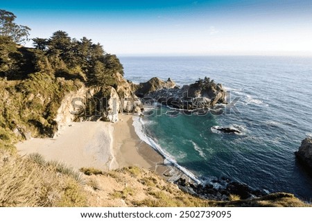 Similar – Foto Bild Big Sur-Ansicht am frühen Morgen