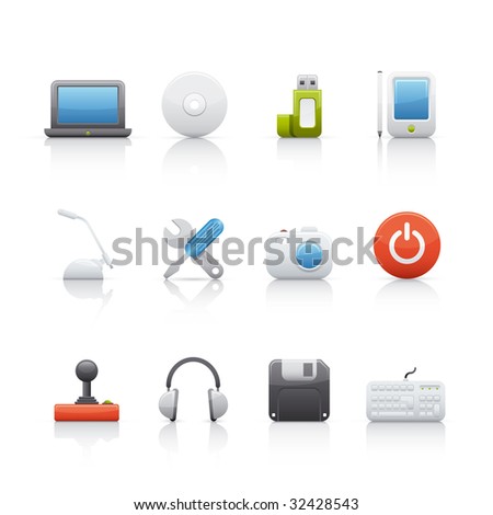 Computer Equipment Icon Set