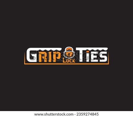 Logo Design. Professional Designer. Grip Lock Ties logo. logo concept