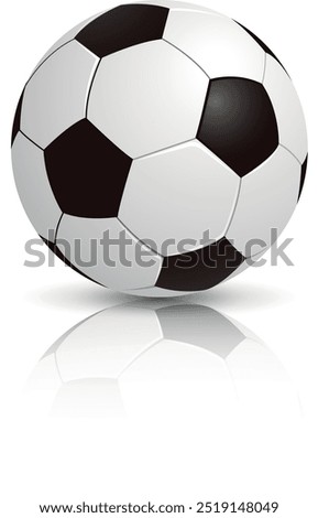 soccer ball, Football isolated on white Background, leather soccer ball, Soccer ball illustration for the web, Football Vector Design templet art.