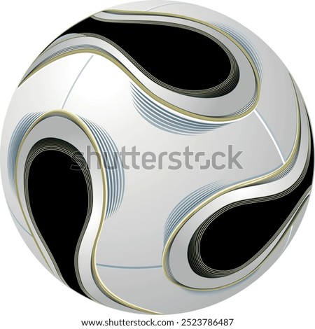 soccer ball, Football isolated on white Background, leather soccer ball, Soccer ball illustration for the web, Football Vector Design templet art.