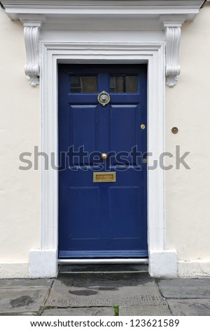 Old English Town House Front Door