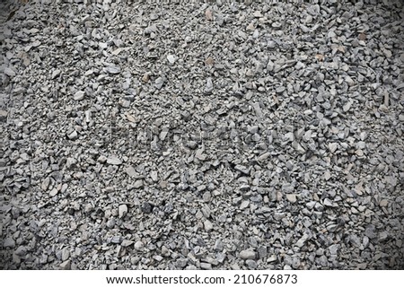 Loose Crushed Gravel Texture Background