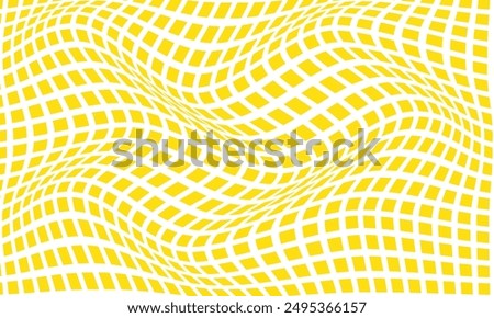 abstract simple yellow rectangle wave pattern can be used background.