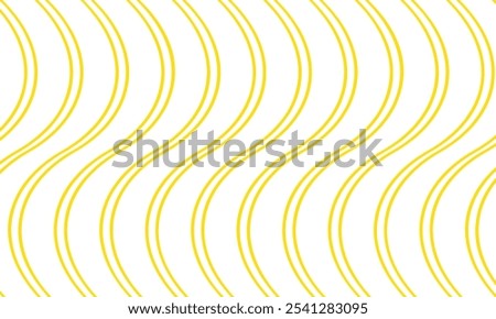 abstract yellow double thin line twist pattern can be used background, wallpaper, wall cloth.