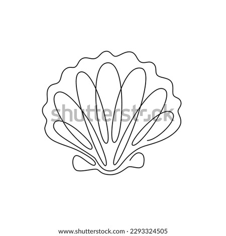 Shell Outline | Free download on ClipArtMag