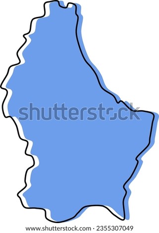 luxembourg map, luxembourg vector, luxembourg outline, luxembourg