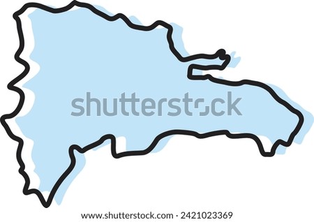 dominican republic map, dominican republic vector, dominican republic outline, dominican republic