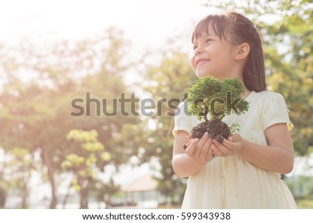 Similar – Foto Bild Kind hält ein kleines Wassermellon