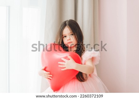 Similar – Image, Stock Photo Little girl waiting for her mom