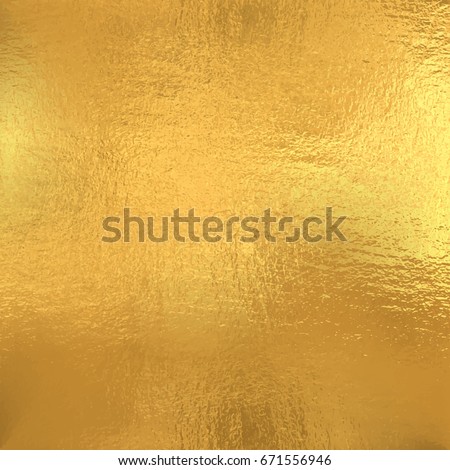 Gold foil texture, Vector background 