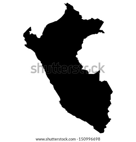 High detailed vector map - Peru 