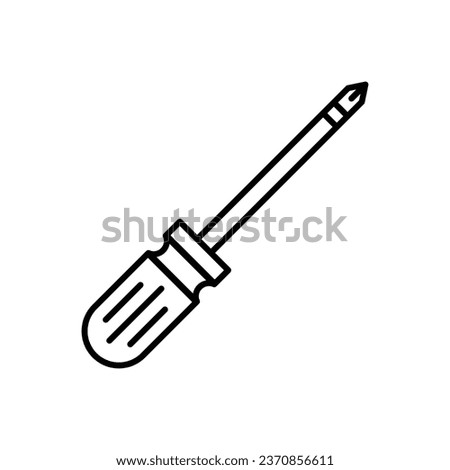 Screwdriver icon design, illustration design